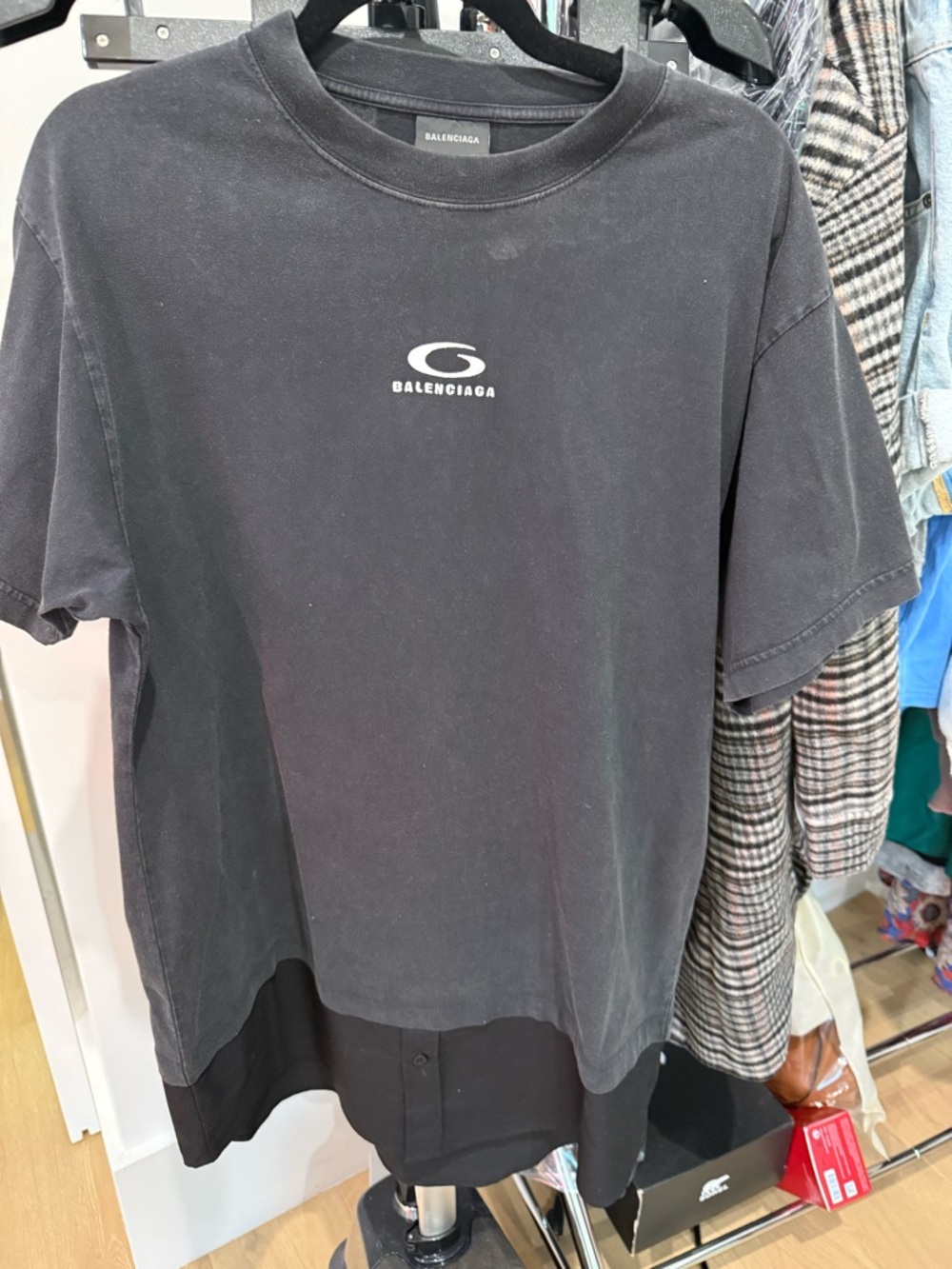 Balenciaga Black T-Shirt (Dress/Tunic)  *NWOT* - Picture 2 of 7